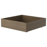 BRUKSVARA Kotak storan katil, coklat, 63x62 cm
