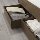 BRUKSVARA Kotak storan katil, coklat, 63x62 cm