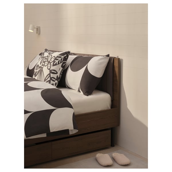 BRUKSVARA Kotak storan katil, coklat, 63x62 cm