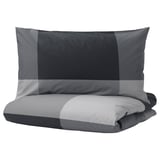 BRUNKRISSLA Sarung duvet dan 2 sarung bantal