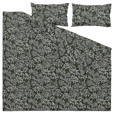 DAGGBJÖRNBÄR Sarung duvet dan 2 sarung bantal