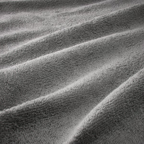 DIMFORSEN Tuala muka, kelabu, 30x30 cm