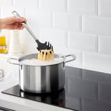 DIREKT Set 3 unit peralatan dapur, hitam/keluli tahan karat