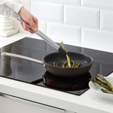 DIREKT Set 3 unit peralatan dapur, hitam/keluli tahan karat