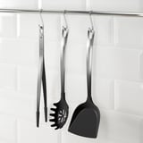DIREKT Set 3 unit peralatan dapur, hitam/keluli tahan karat