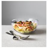 DRAGON 2 unit set penghidang salad, keluli tahan karat, 22 cm