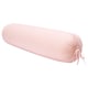 DVALA Sarung bantal peluk, merah jambu lembut, 38x110 cm