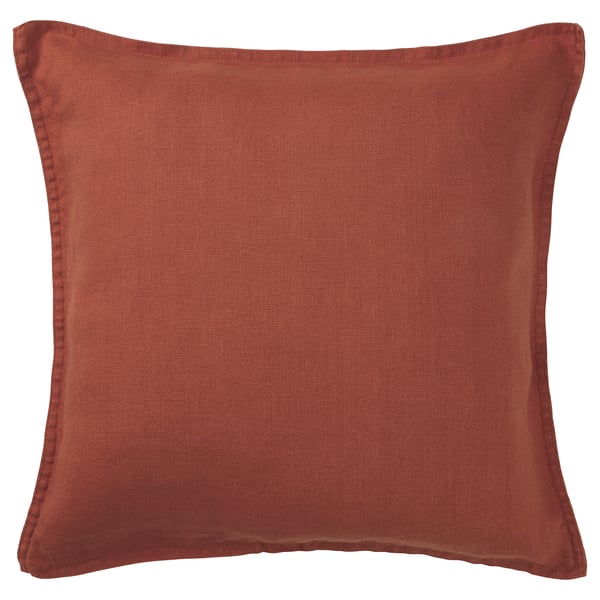 DYTÅG Sarung kusyen, merah coklat, 50x50 cm