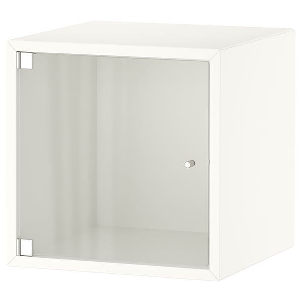 EKET Kabinet dinding berpintu kaca, putih, 35x35x35 cm