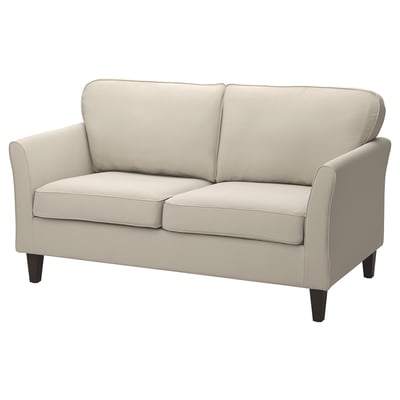 EKHOLMA Sarung sofa 2 tempat duduk, Hakebo kuning air