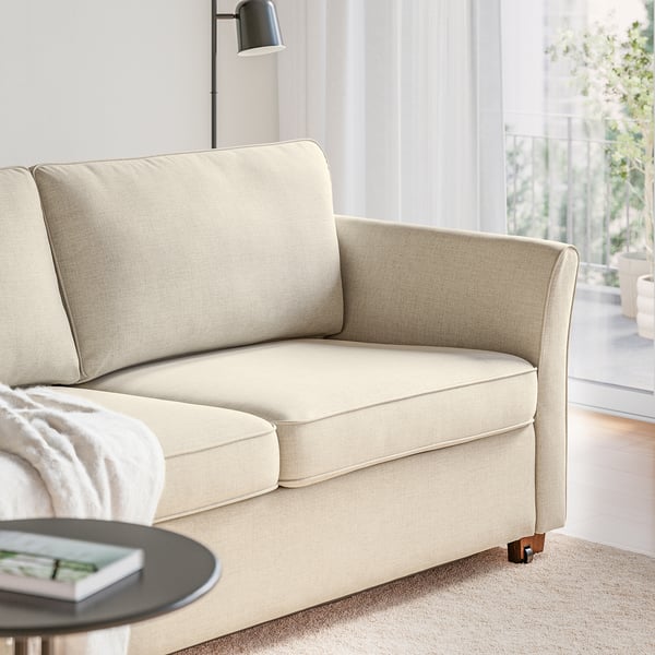 EKHOLMA Sofa katil dua tempat duduk, Kilanda kuning air muda