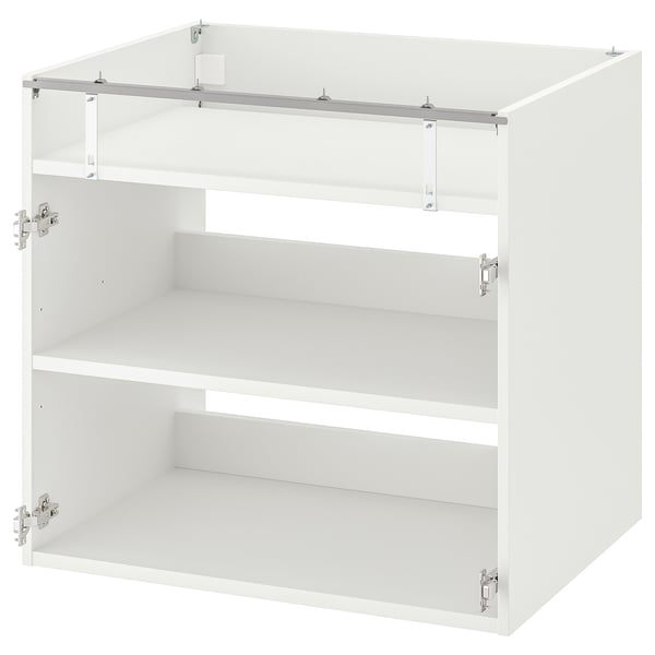 ENHET Kabinet dasar untuk hob, putih, 80x60x75 cm