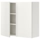 Pilihan: ENHET Kabinet dinding, 2 para-para/pintu, putih, 80x32x75 cm