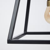 FELSISK Lampu pendan dgn 4 lampu, hitam, 81 cm