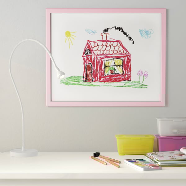 FISKBO Bingkai merah jambu IKEA 