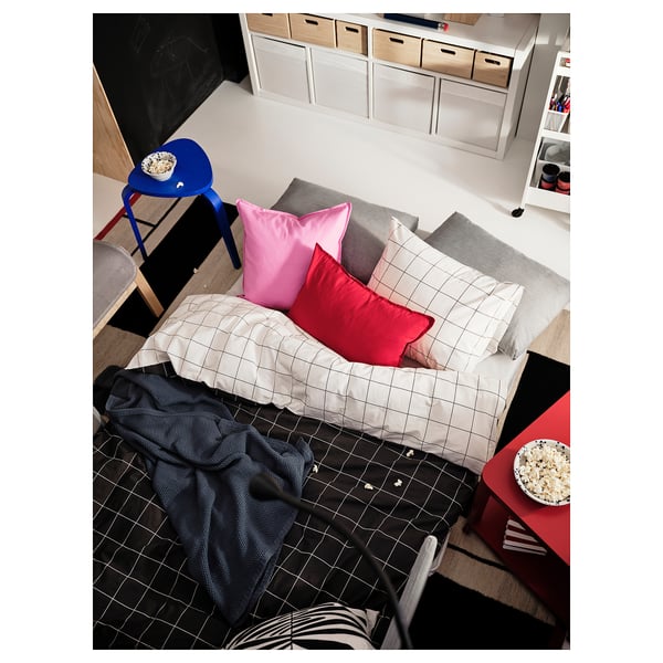 FRIDHULT Sofa katil, Knisa kelabu muda