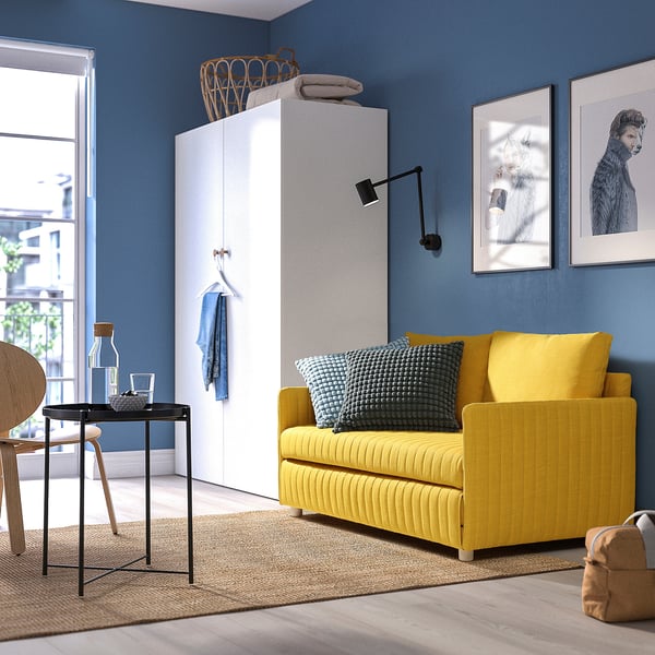 FRIDHULT Sofa katil, Skiftebo kuning
