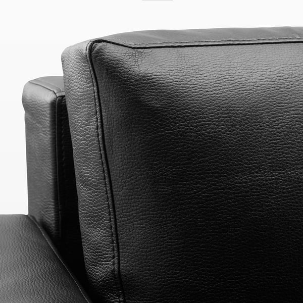 FRIHETEN Sofa katil tiga tempat duduk, Bomstad hitam