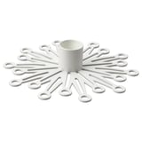 FRÖJDA Kaki lilin, putih, 3 cm