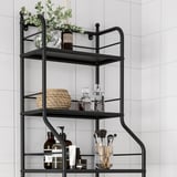 FRÖSJÖN Unit rak, hitam, 40x156 cm