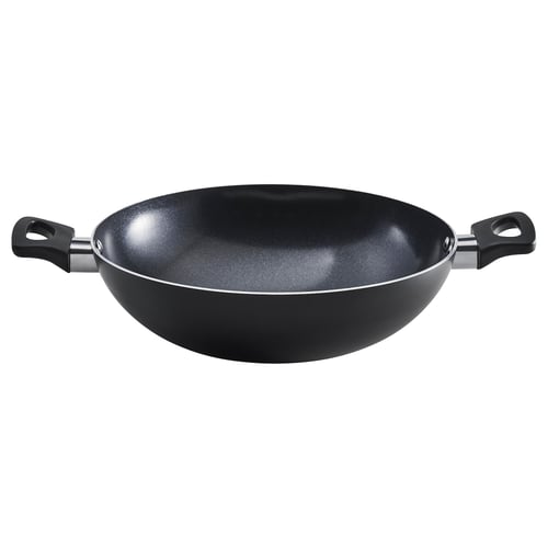 FRUKTKAKA Kuali kadai, salutan tidak melekat kelabu, 24 cm