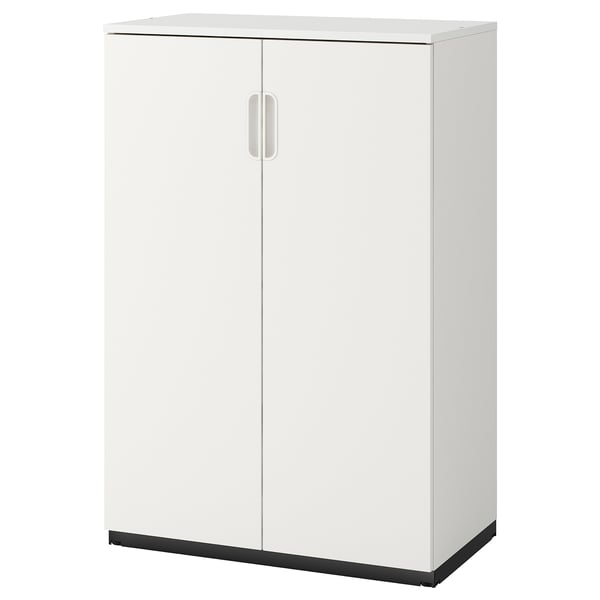 GALANT Kabinet berpintu, putih, 80x120 cm
