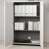 GALANT Kabinet berpintu, putih, 80x120 cm