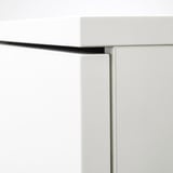 GALANT Kabinet berpintu, putih, 80x120 cm