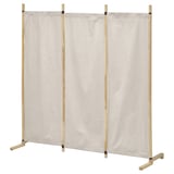 GLAMBERGET Penyekat bilik, kayu pain/Katorp kuning air, 150x150 cm