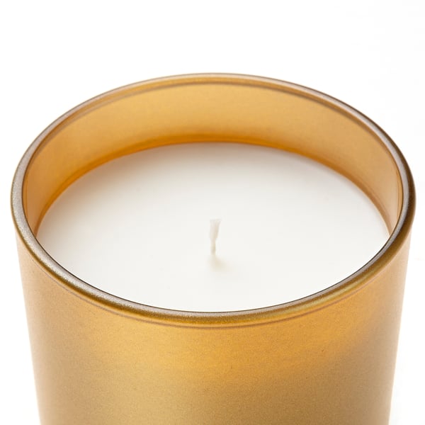 GOKVÄLLÅ Lilin wangi dalam gelas, Cendana & minyak nilam, 50 jam