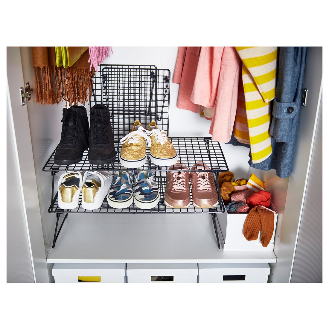 GREJIG Rak kasut, 58x27 cm - IKEA