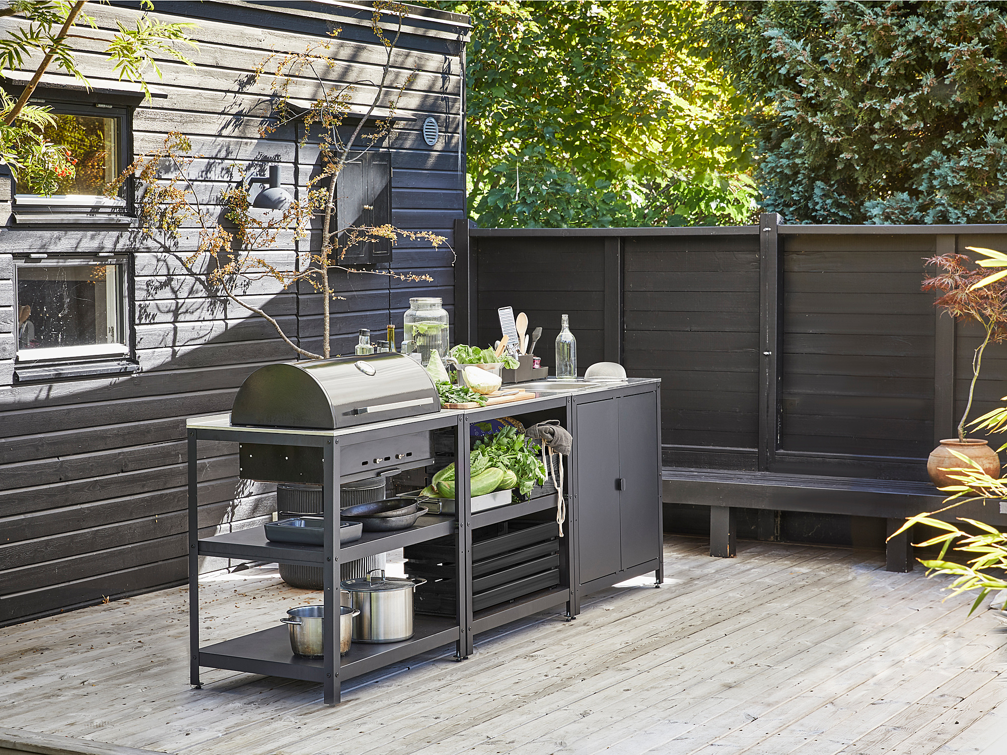 GRILLSK R Unit sink dapur kabinet luar keluli tahan GRILLSK R Unit sink dapur kabinet luar keluli tahan