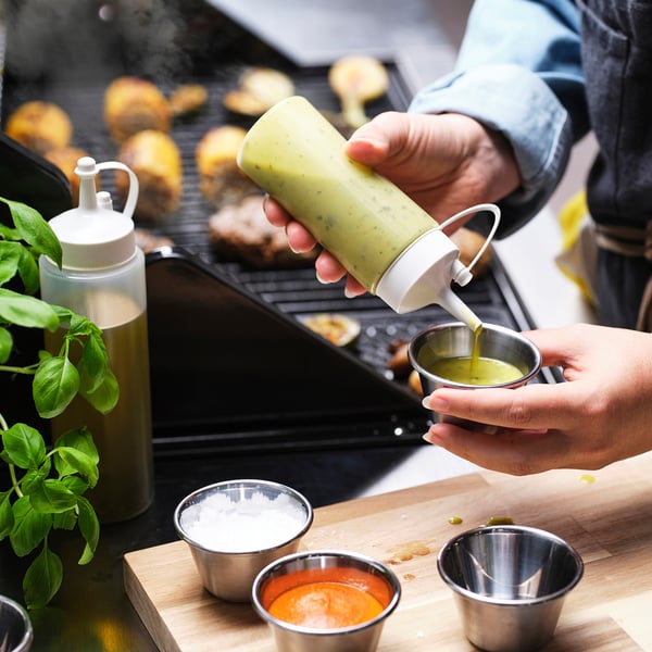 GRILLTIDER Botol picit, putih/lut sinar, 200 ml