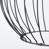 GRINDFALLET Lampu pendan, hitam, 30 cm