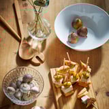 GRÖNSAKER Set 2 unit penghidang salad, buluh