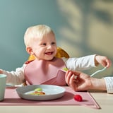 GULDVÄVARE Alas dada, merah jambu pucat
