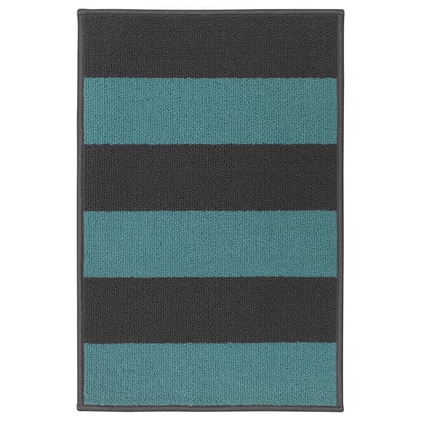 HALSTED Alas kaki, kelabu/biru, 44x66 cm
