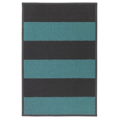 HALSTED Alas kaki, kelabu/biru, 44x66 cm