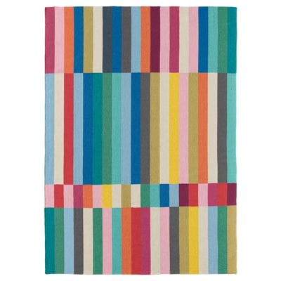 HALVED Ambal, tenunan rata, buatan tangan pelbagai warna, 170x240 cm