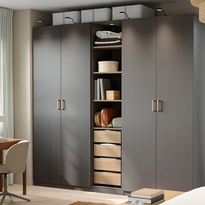 HAMPHULT Pemegang, kayu oak, 146 mm