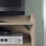 HAUGA Kabinet TV, kuning air, 138x36x54 cm