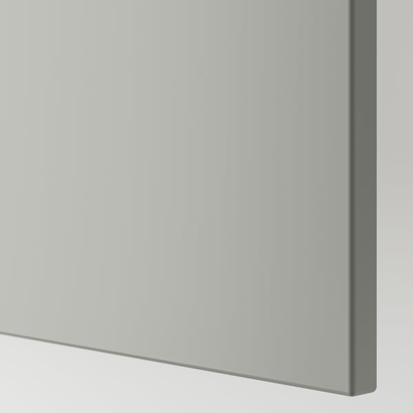 HAVSTORP Sarung panel, kelabu muda, 62x80 cm