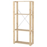 HEJNE 1 bahagian, kayu lembut, 78x31x171 cm