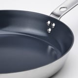 HEMKOMST Kuali utk menggoreng, keluli tahan karat/salutan tidak melekat, 24 cm