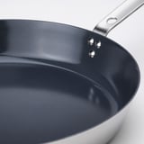 HEMKOMST Kuali utk menggoreng, keluli tahan karat/salutan tidak melekat, 32 cm