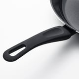 HEMLAGAD Kuali utk menggoreng, salutan tidak melekat hitam, 28 cm