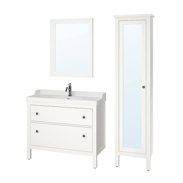 HEMNES / RÄTTVIKEN Set 5 unit perabot bilik mandi