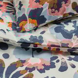 HÖNSGULLÖRT Sarung duvet dan 2 sarung bantal, corak bunga-bungaan/pelbagai warna, 200x200/50x80 cm