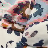 HÖNSGULLÖRT Sarung duvet dan 2 sarung bantal, corak bunga-bungaan/pelbagai warna, 200x200/50x80 cm