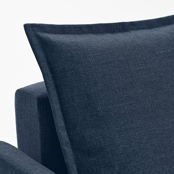 HOLMSUND Sofa katil 3 tempat duduk, Kilanda biru gelap